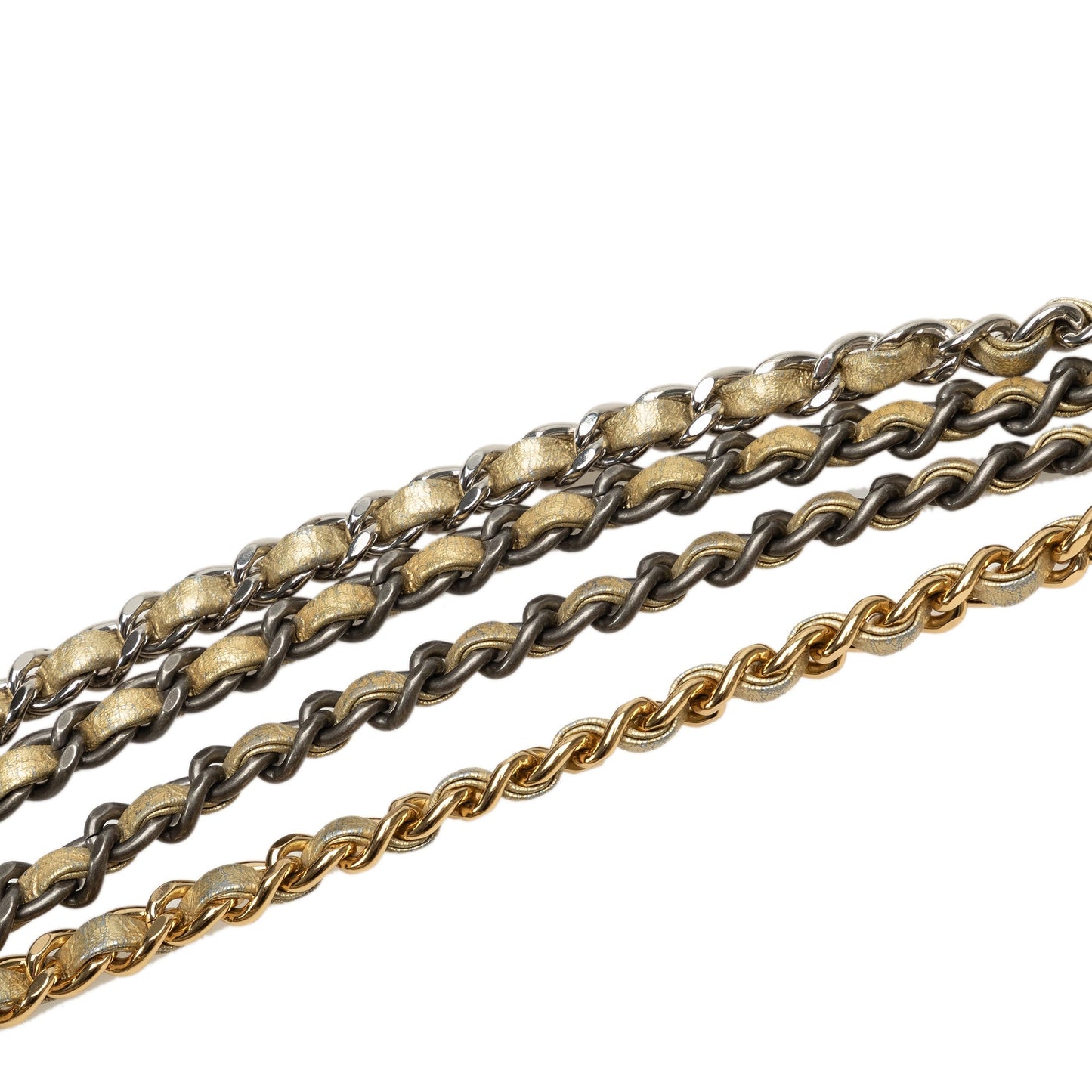 Gold Chanel Small Metallic Lambskin Gabrielle Crossbody
