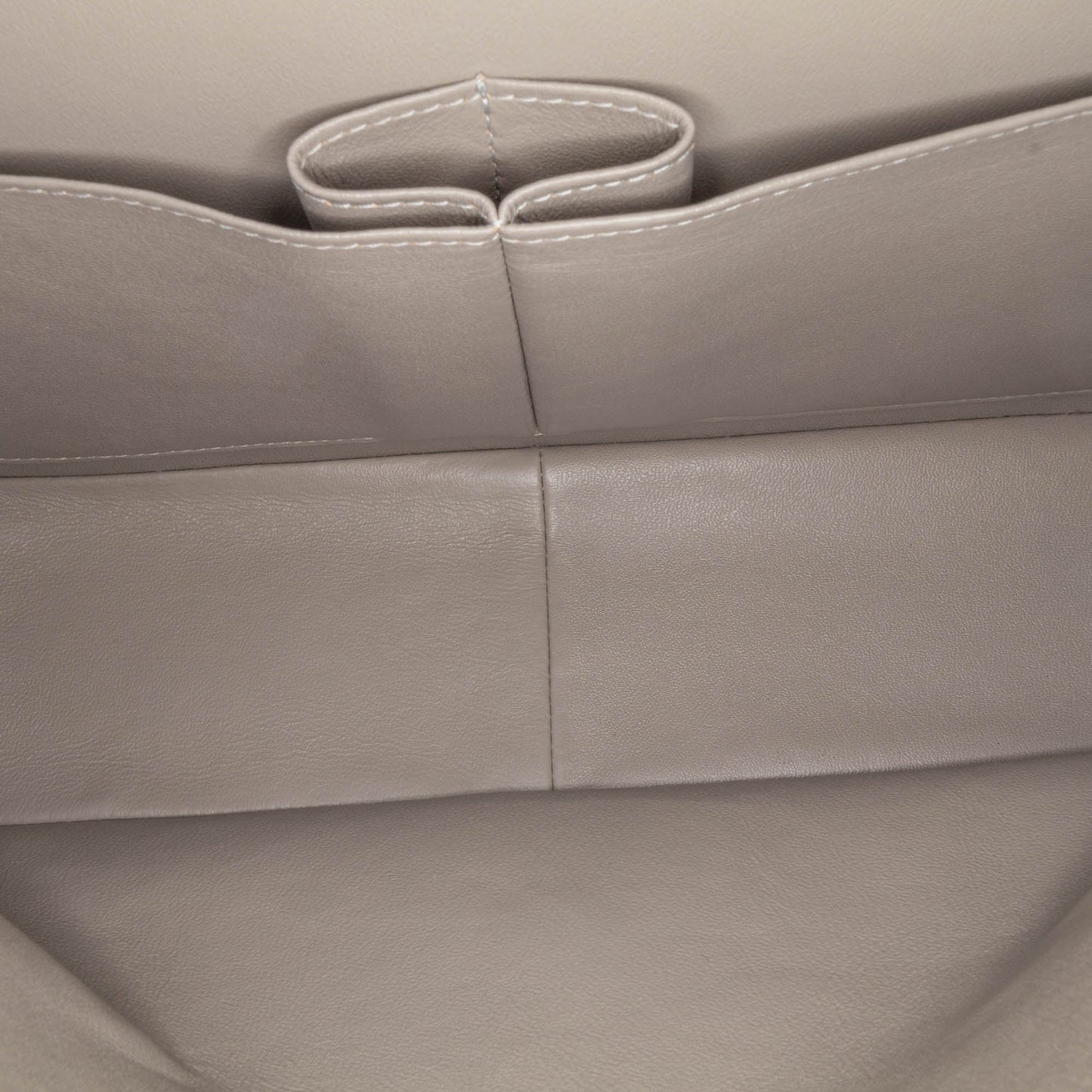 Gray Chanel Jumbo Classic Caviar Double Flap Shoulder Bag