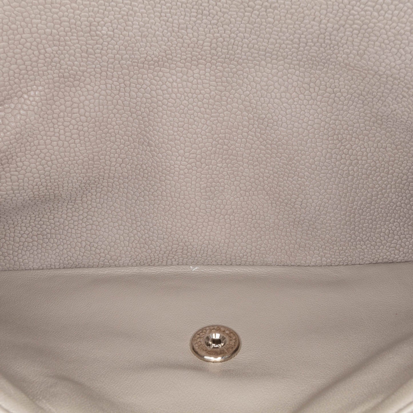 Gray Chanel Jumbo Classic Caviar Double Flap Shoulder Bag