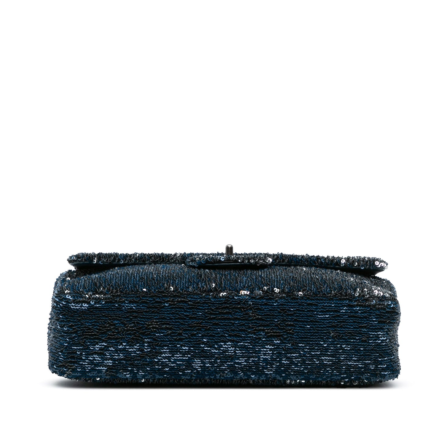 Blue Chanel Paris-Cuba Medium Sequin Coco Cuba Flap Shoulder Bag