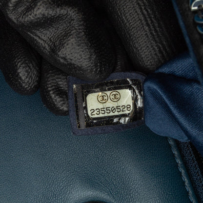 Blue Chanel Paris-Cuba Medium Sequin Coco Cuba Flap Shoulder Bag