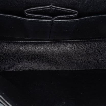Black Chanel Medium Classic Patent Double Flap Shoulder Bag