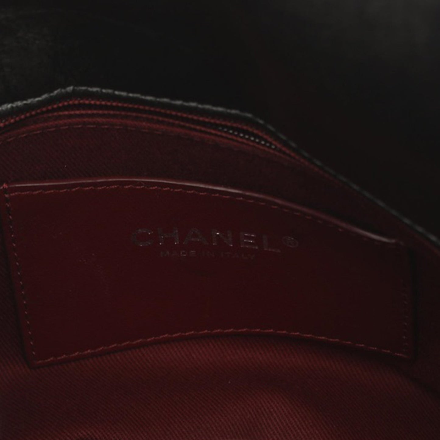Gray Chanel Large Aged Calfskin Just Mademoiselle Bowling Bag