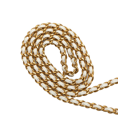 Chanel Sac Quilted Lambskin Coco Love Card Holder On Chain