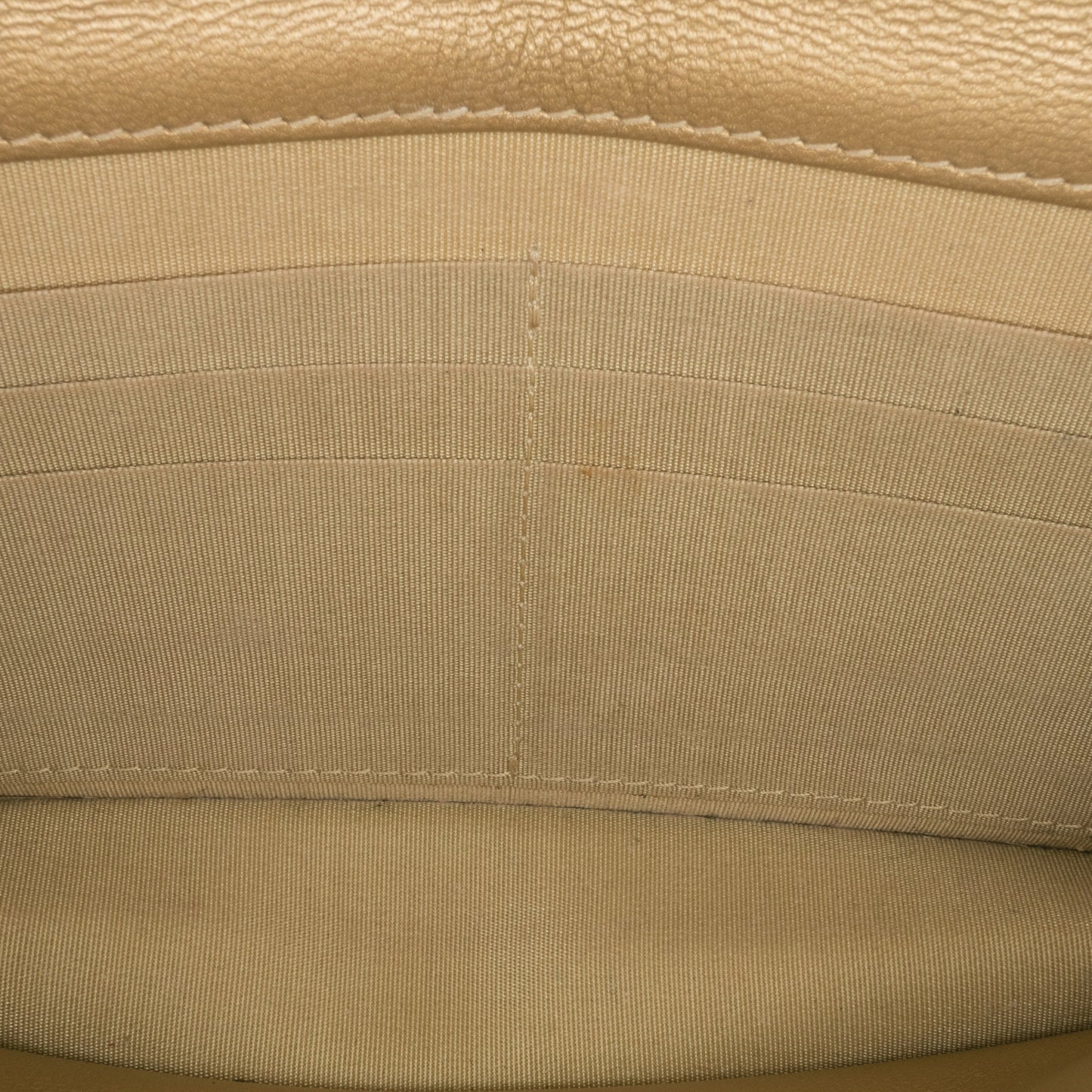 Gold Chanel Quilted Lambskin 19 Wallet on Chain Crossbody Bag