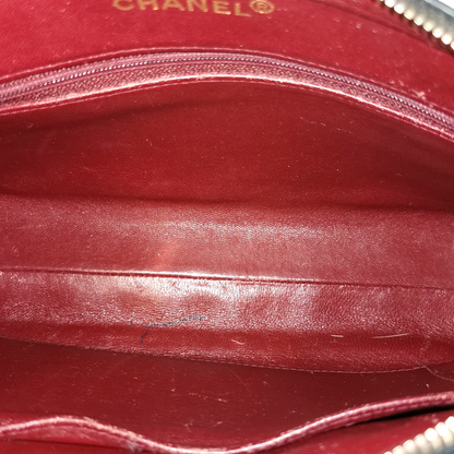 Chanel Shoulder Bag Black Lambskin Gold