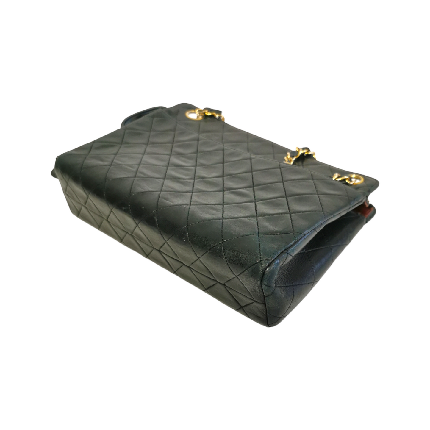 Chanel Shoulder Bag Black Lambskin Gold