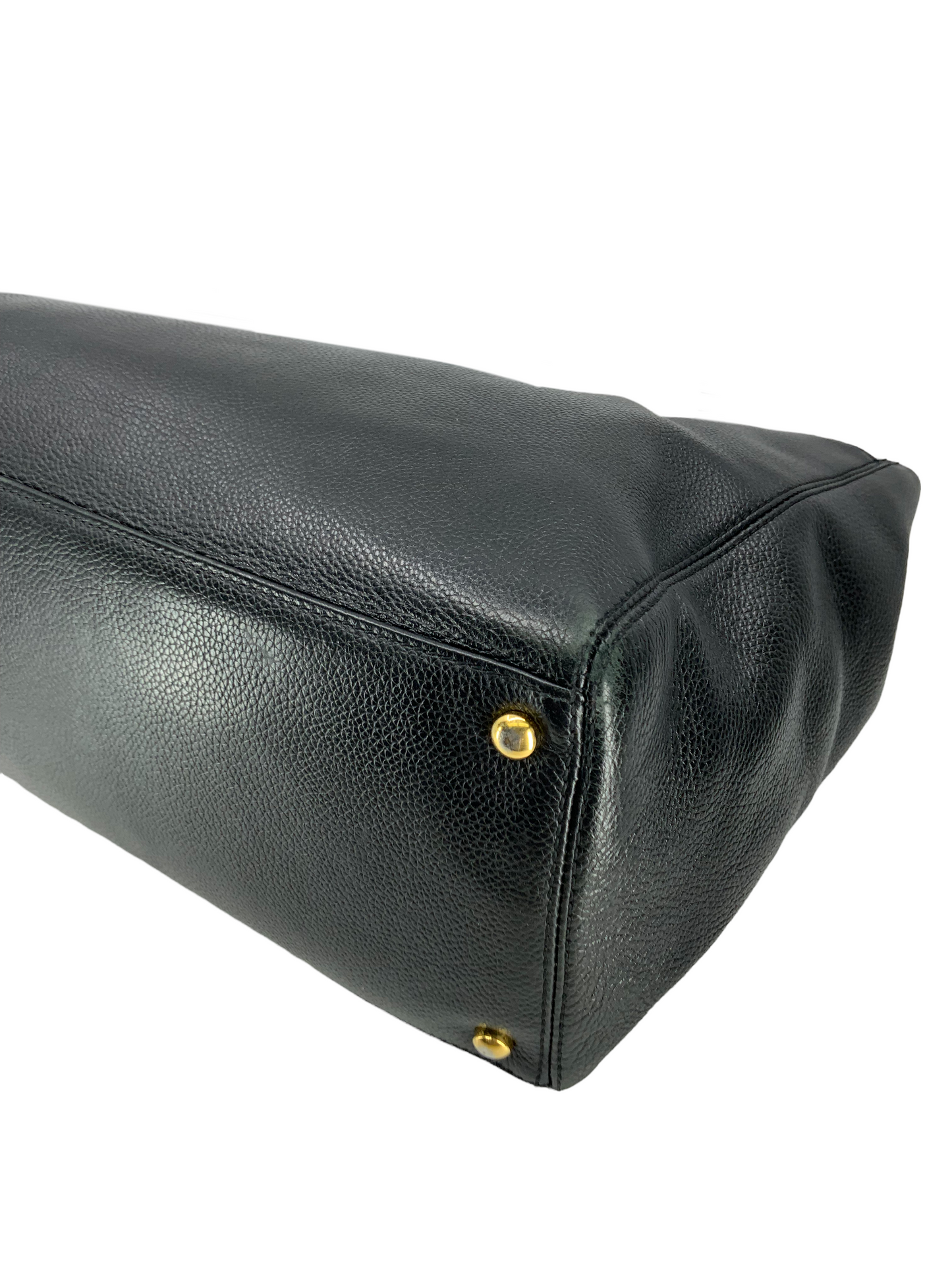 CHANEL Caviar Leather Cerf Executive Tote Bag