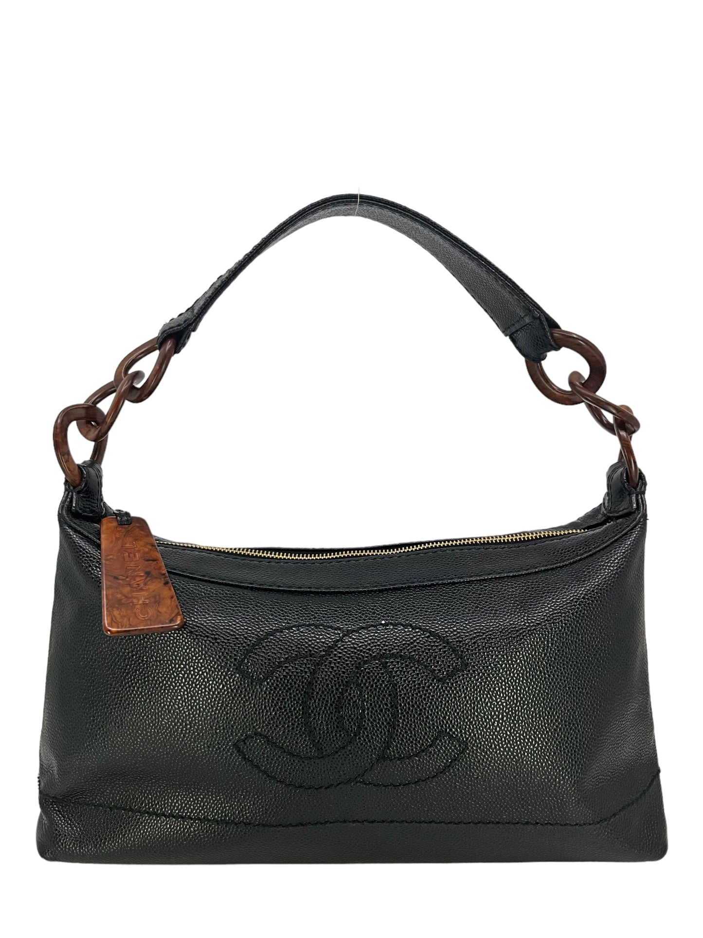 CHANEL Vintage Timeless CC Tortoise Shell Bag