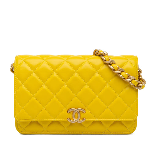 Chanel Sac Quilted Lambskin Candy Chain Wallet on Chain
