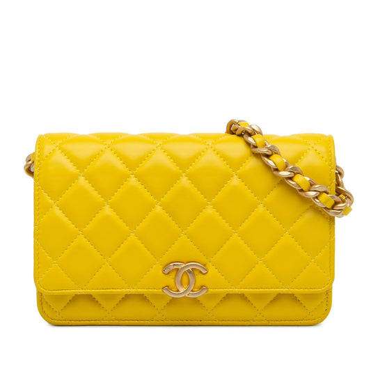 Chanel Sac Quilted Lambskin Candy Chain Wallet on Chain