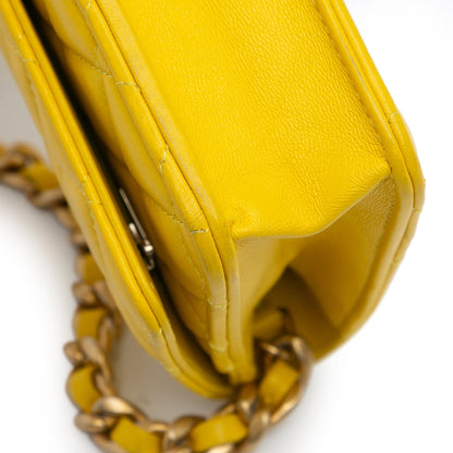 Chanel Sac Quilted Lambskin Candy Chain Wallet on Chain