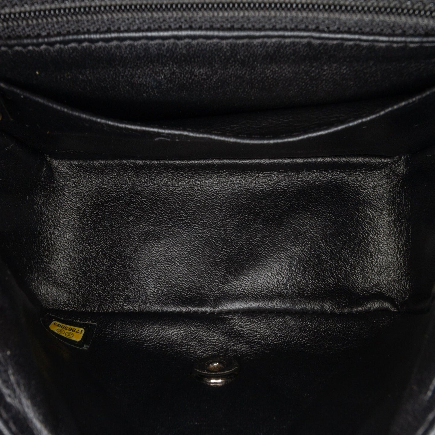 Black Chanel Mini Square Classic Patent Single Flap Crossbody Bag