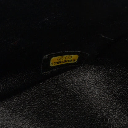 Black Chanel Mini Square Classic Patent Single Flap Crossbody Bag