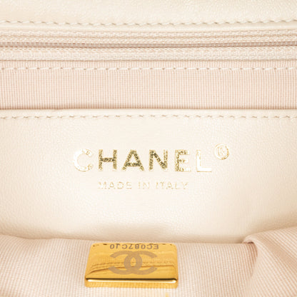Blush Chanel Small Quilted Lambskin Funky Town Flap Shoulder Bag