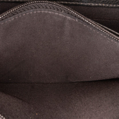 Black Chanel Studded Leather Wallet on Chain Crossbody Bag