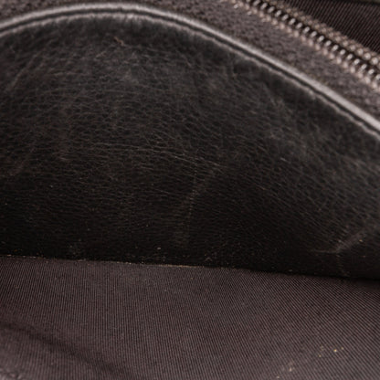 Black Chanel Studded Leather Wallet on Chain Crossbody Bag
