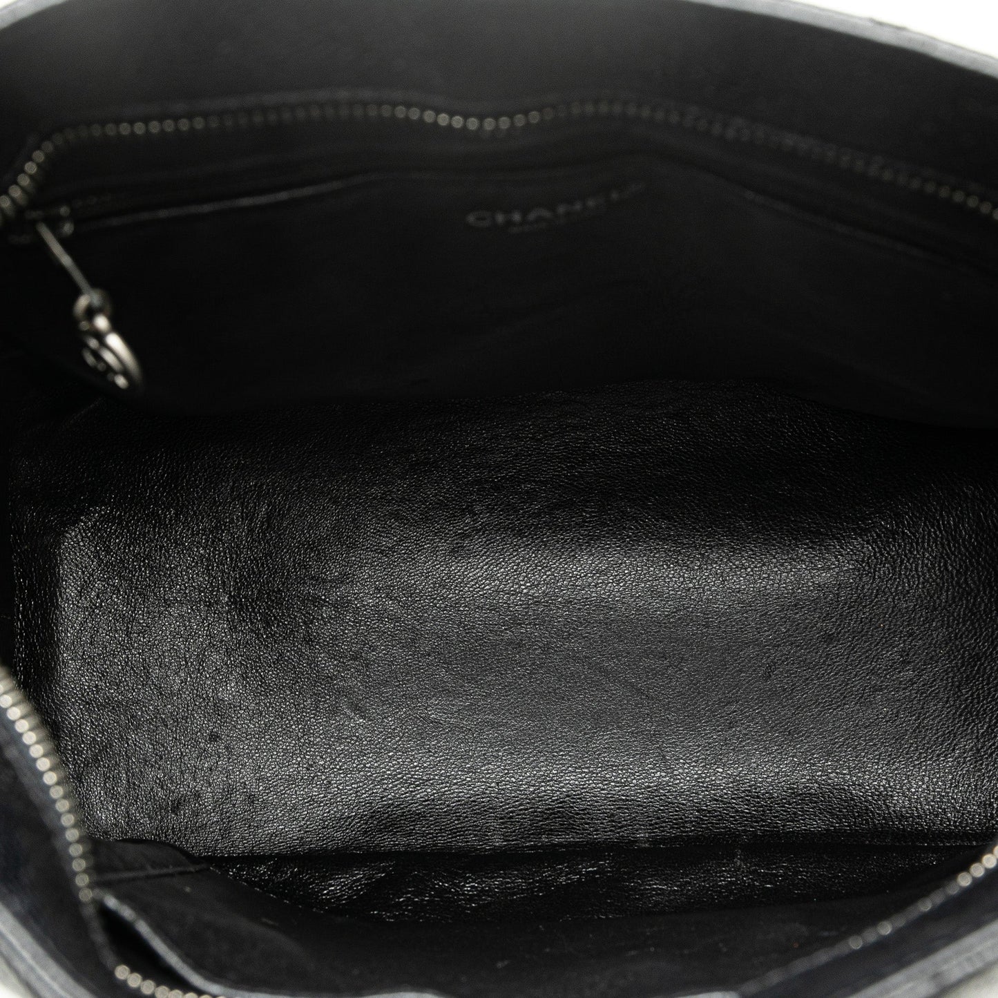 Black Chanel Caviar Medallion Tote