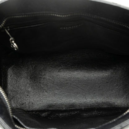 Black Chanel Caviar Medallion Tote
