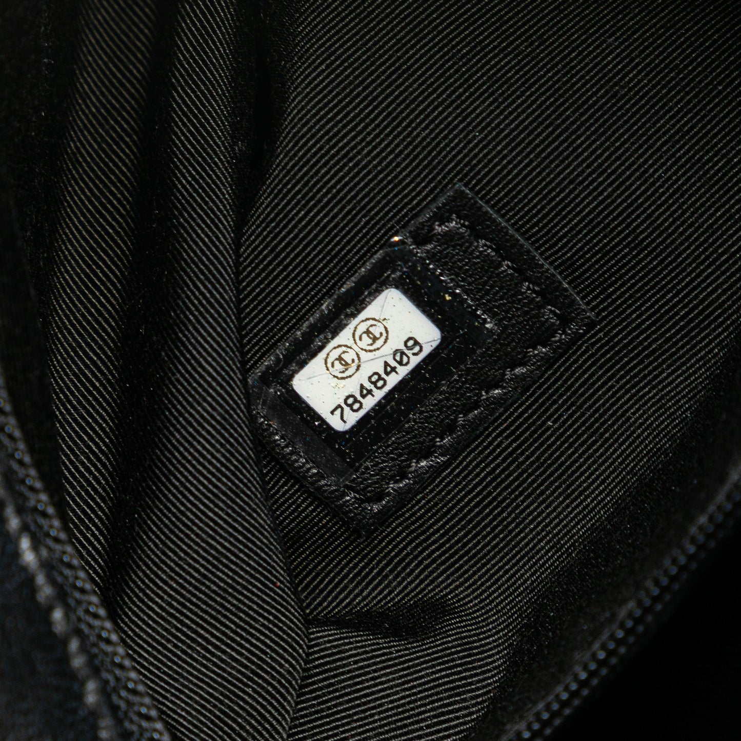 Black Chanel Caviar Medallion Tote