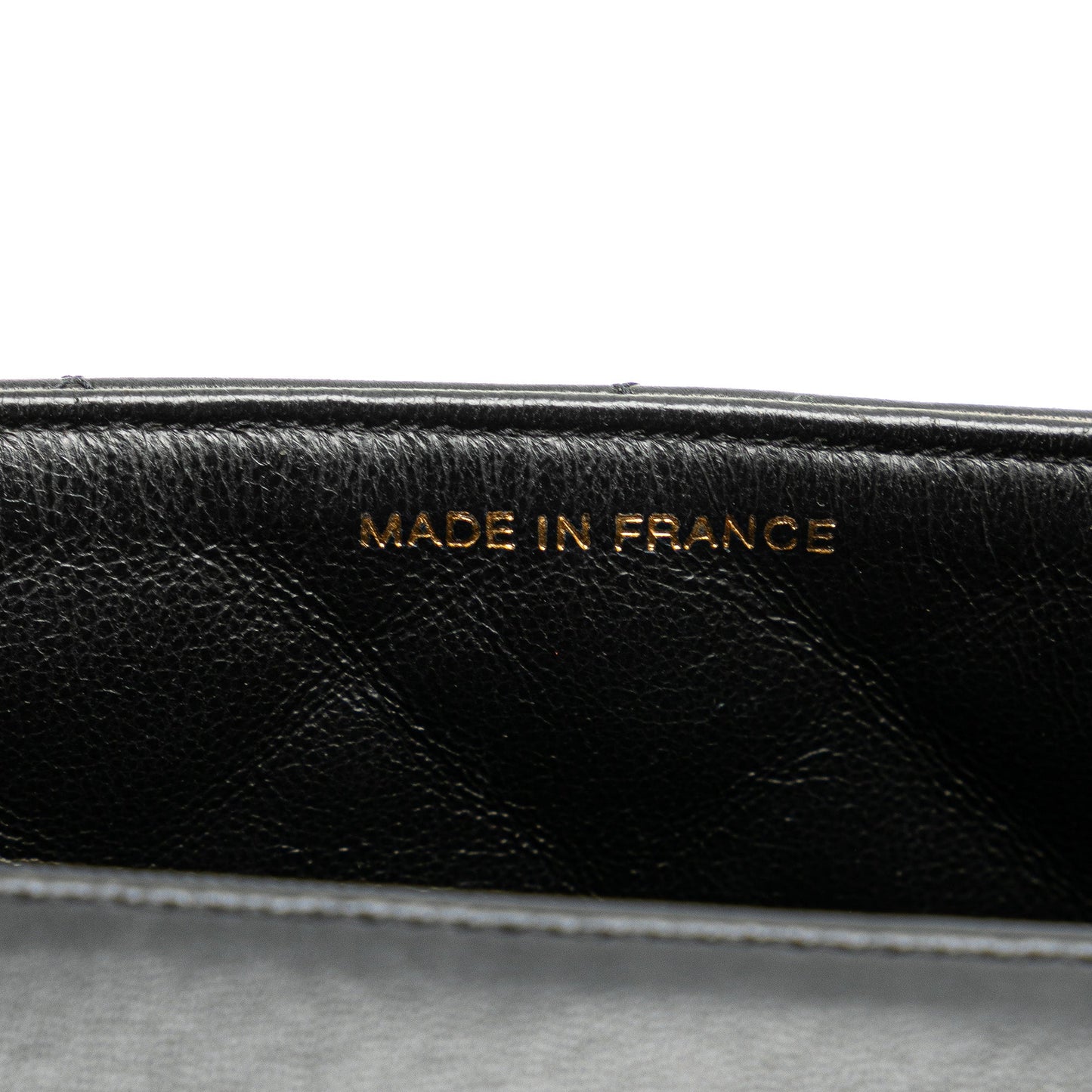 Black Chanel Medium Lambskin Kelly Top Handle Bag