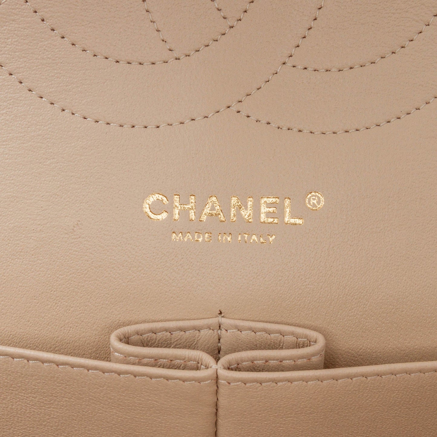 Brown Chanel Jumbo Classic Lambskin Double Flap Shoulder Bag