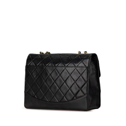 Black Chanel Medium Reissue 2.55 Quilted Lambskin Single Flap Shoulder Bag