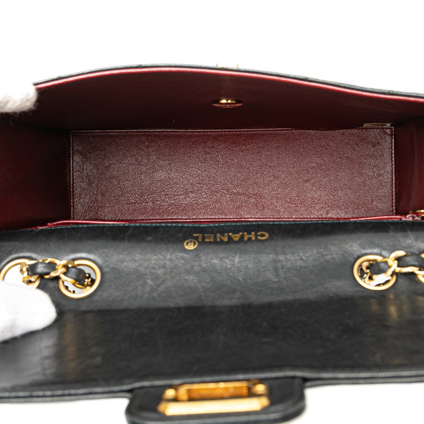 Black Chanel Medium Reissue 2.55 Quilted Lambskin Single Flap Shoulder Bag