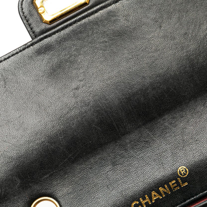 Black Chanel Medium Reissue 2.55 Quilted Lambskin Single Flap Shoulder Bag