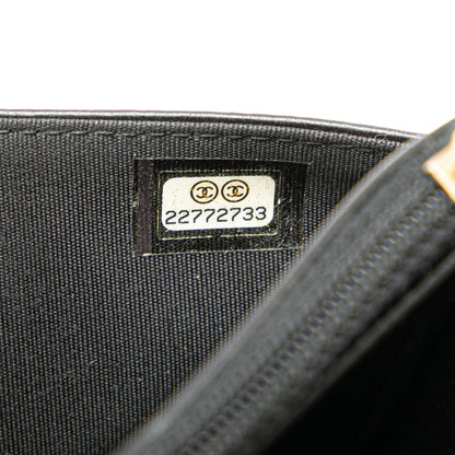 Black Chanel CC Studded Lambskin Wallet on Chain Crossbody Bag