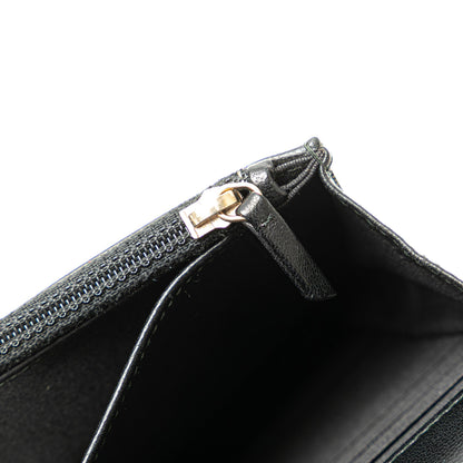 Black Chanel CC Studded Lambskin Wallet on Chain Crossbody Bag
