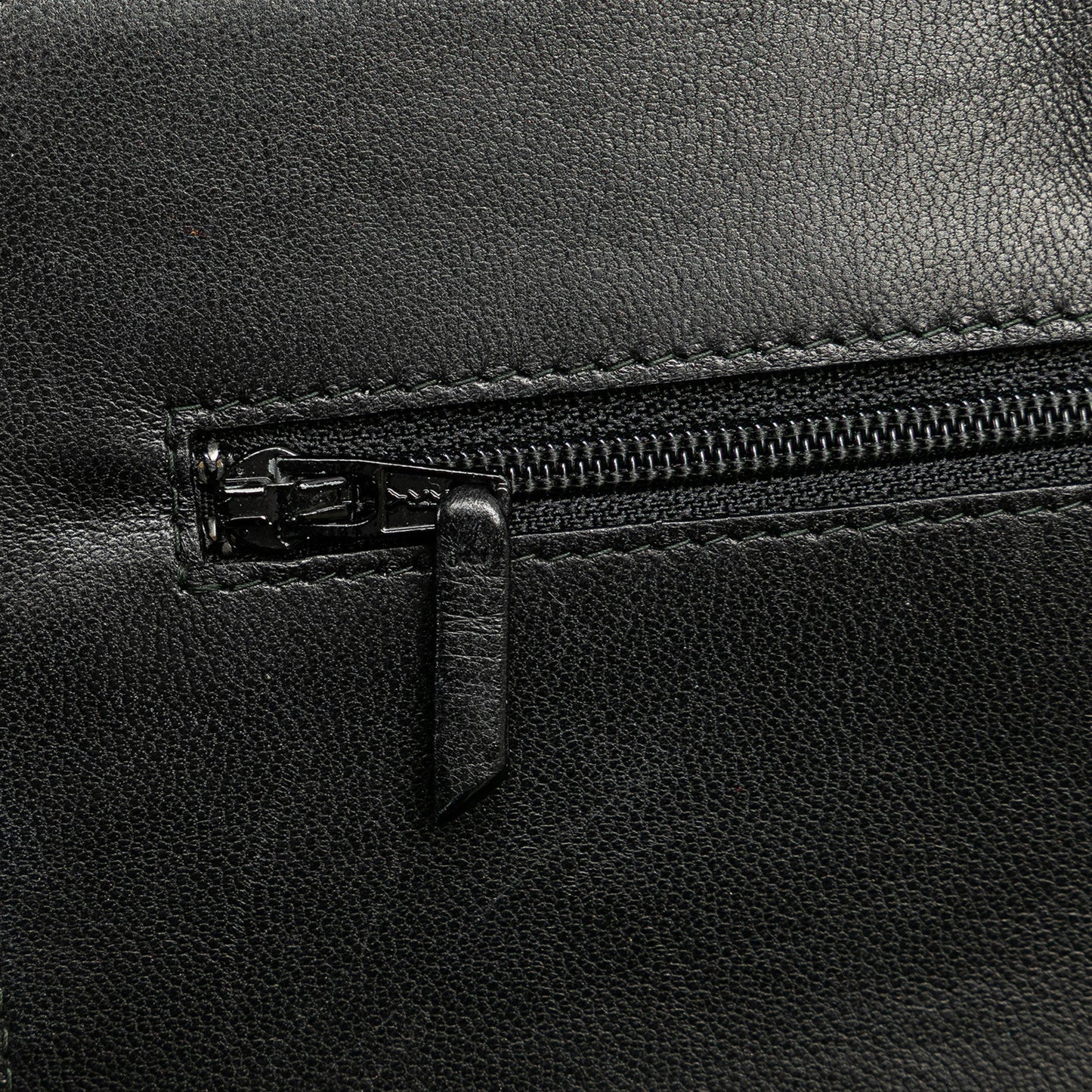 Black Chanel CC Studded Lambskin Wallet on Chain Crossbody Bag
