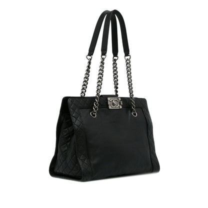 Chanel Sac Medium Calfskin Boy Reverso Shopping Tote
