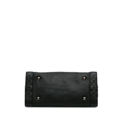 Black Chanel Medium Calfskin Boy Reverso Shopping Tote
