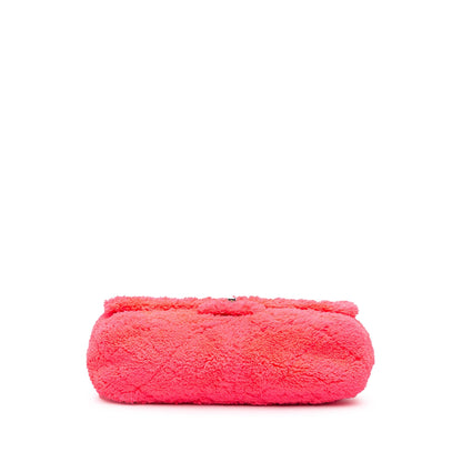 Chanel Sac Medium Quilted Terry Cloth Coco Beach Flap