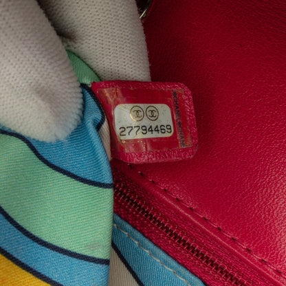 Chanel Sac Medium Quilted Terry Cloth Coco Beach Flap
