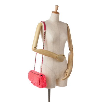 Chanel Sac Medium Quilted Terry Cloth Coco Beach Flap