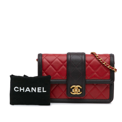 Chanel Sac Lambskin Elegant CC Wallet On Chain
