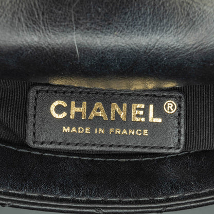Chanel Sac Mini Aged Calfskin City School Flap