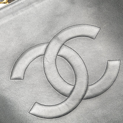 Black Chanel CC Lambskin XL Tote