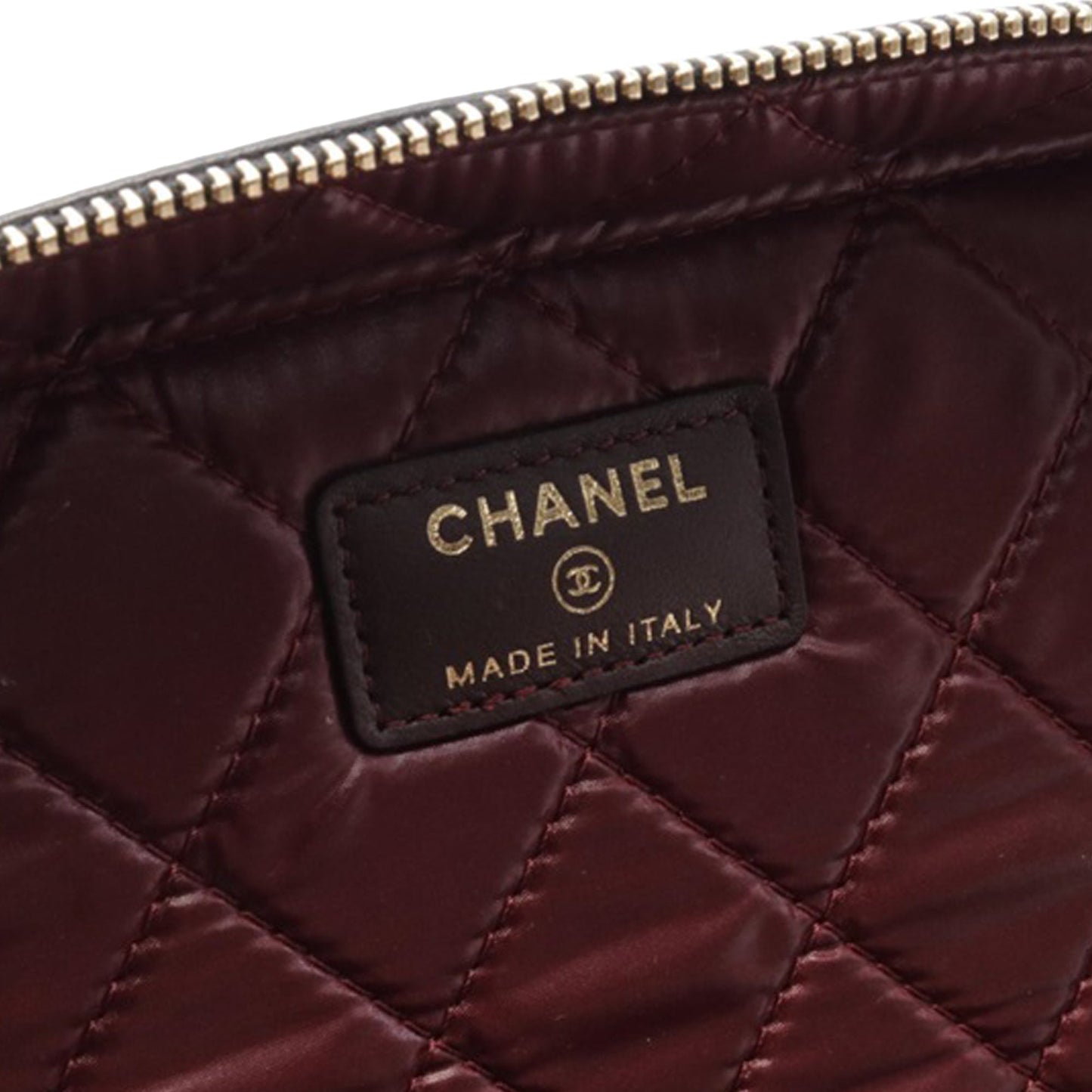 Black Chanel CC Quilted Lambskin Vanity Bag
