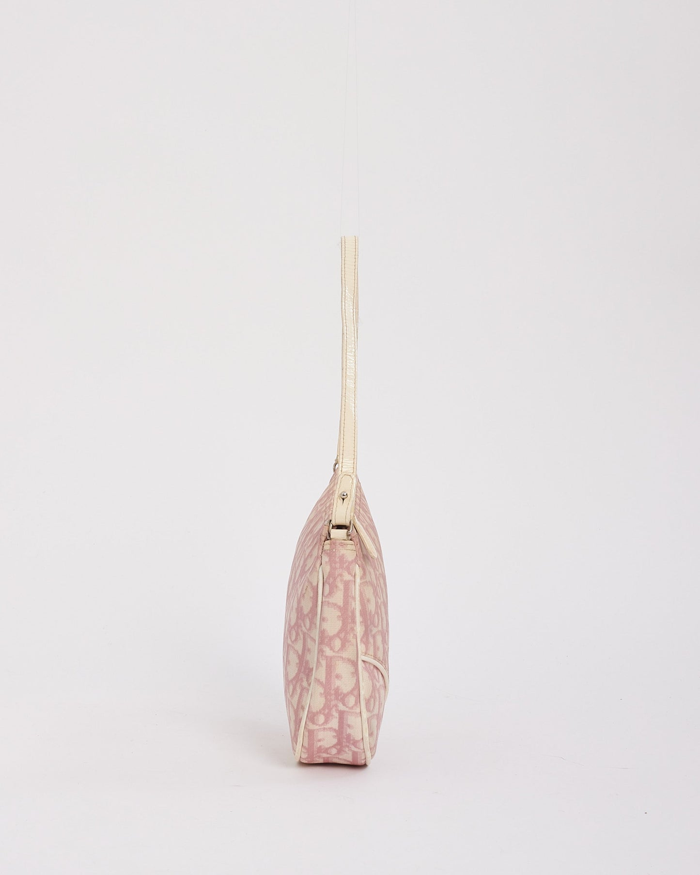 Dior Pink Diorissimo Coated Canvas Mini Saddle