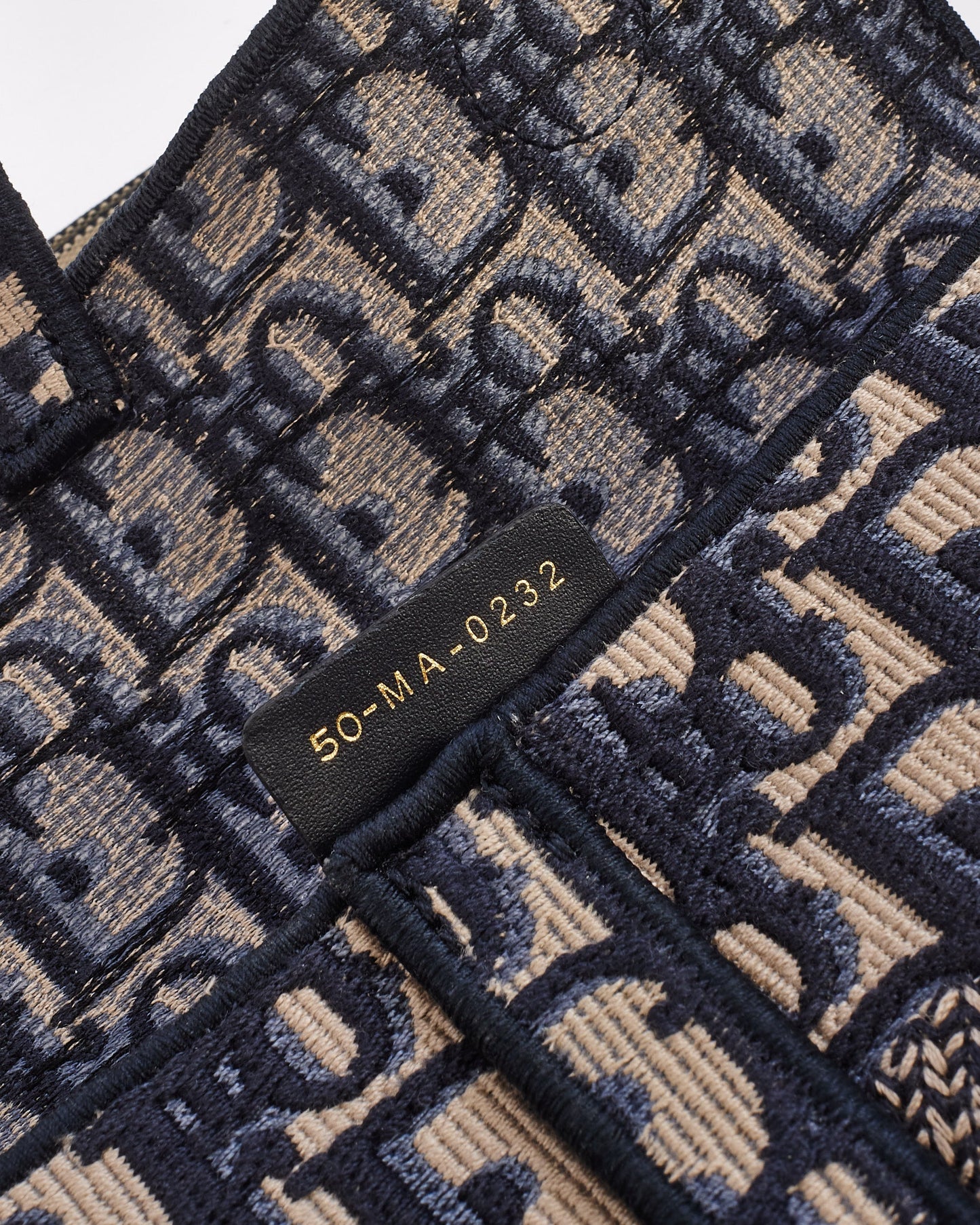 Dior Blue Oblique Canvas Slim Saddle Pouch Belt Bag