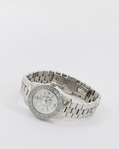 Dior Stainless Steel  Diamond Crystal Sapphire 29mm Quartz Watch