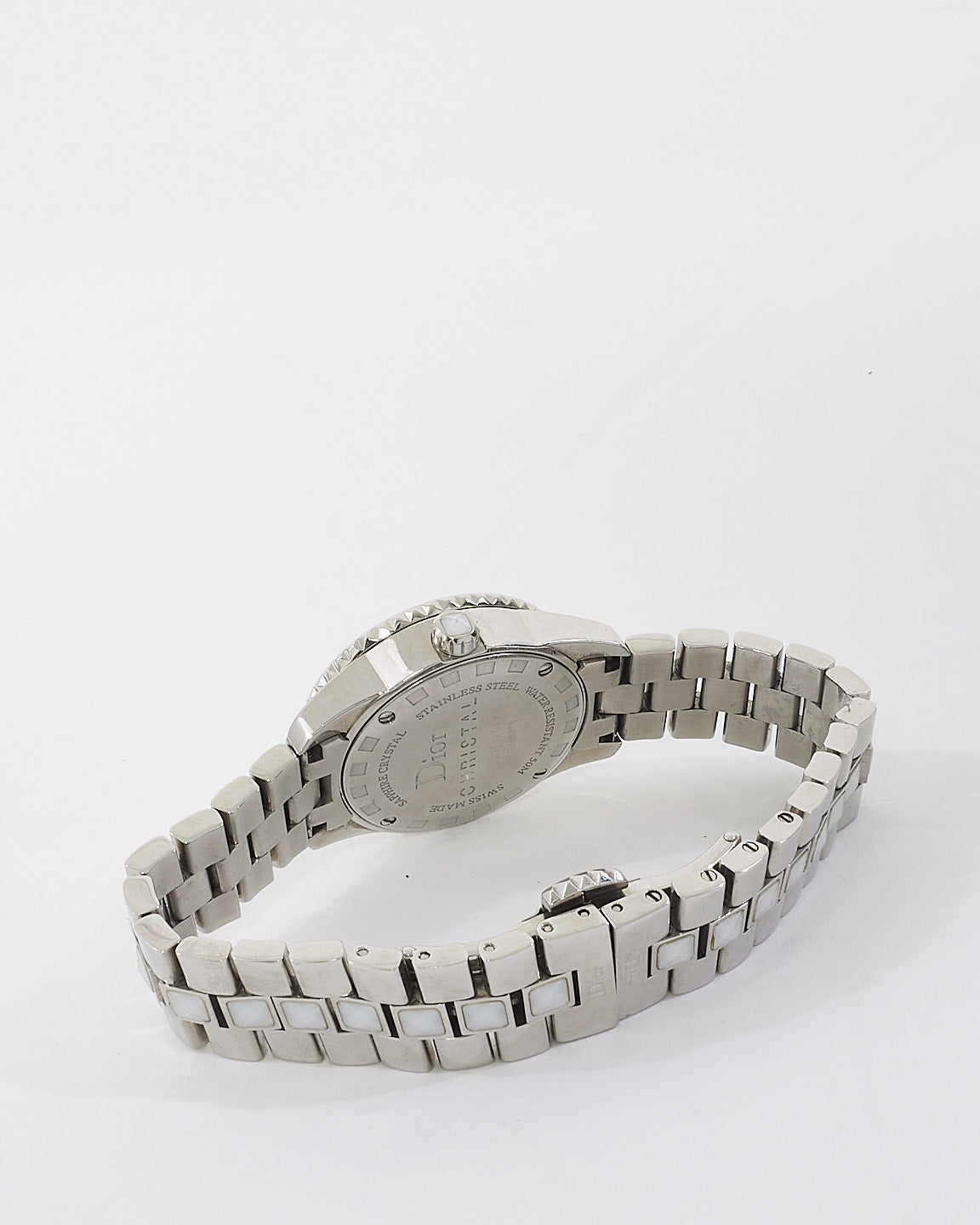 Dior Stainless Steel  Diamond Crystal Sapphire 29mm Quartz Watch