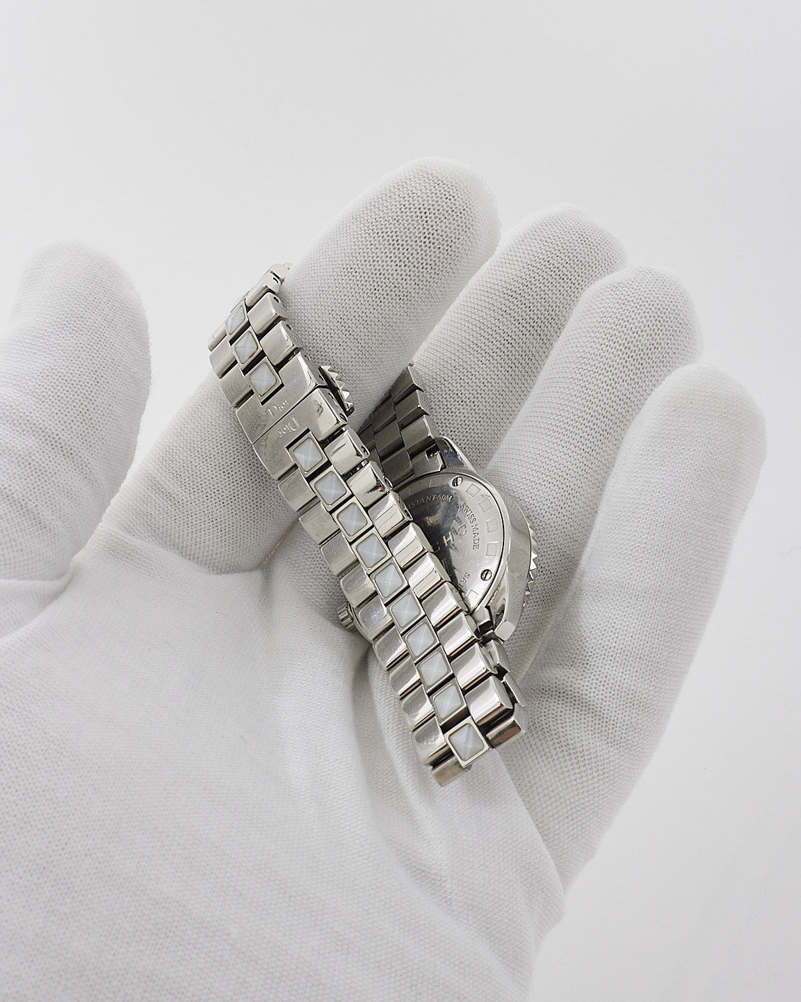 Dior Stainless Steel  Diamond Crystal Sapphire 29mm Quartz Watch