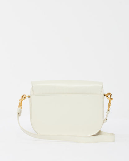 Dior Off White Smooth Leather Medium Bobby Bag