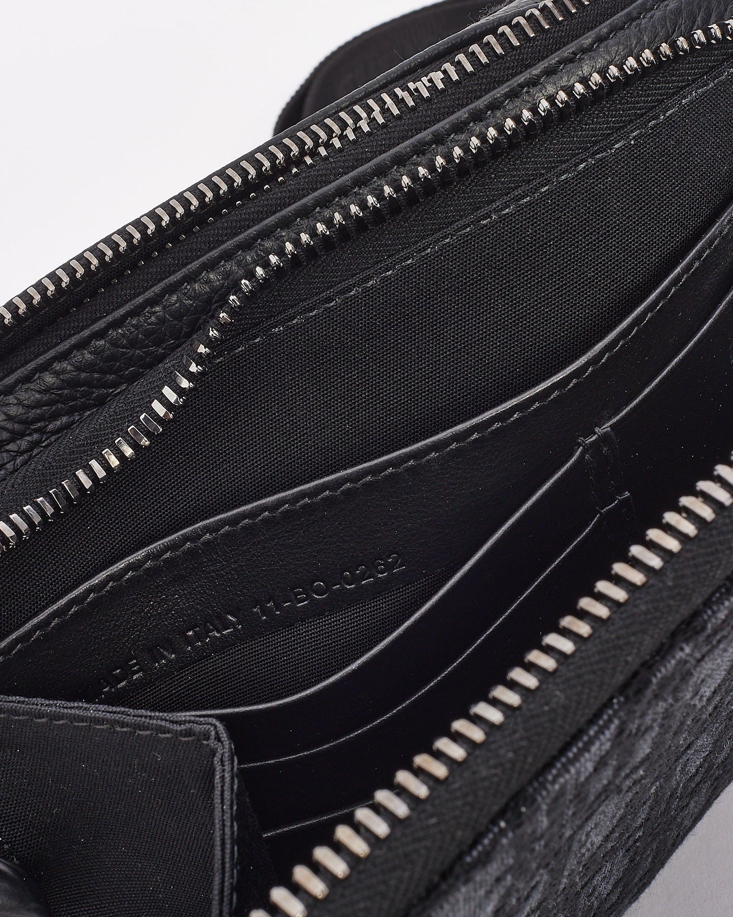 Dior Black Canvas Oblique Jacquard Pouch with Strap