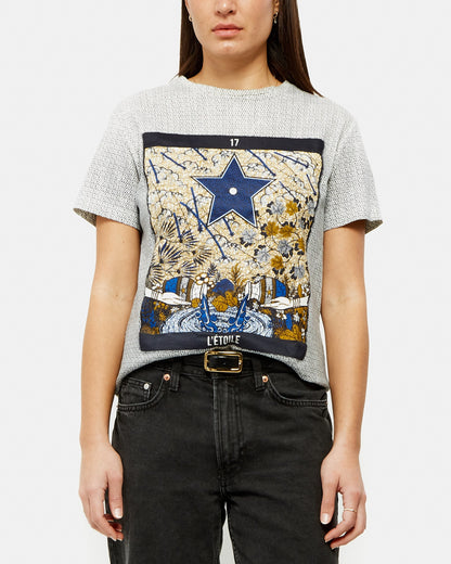 Dior White/Blue L'toile T-Shirt - S