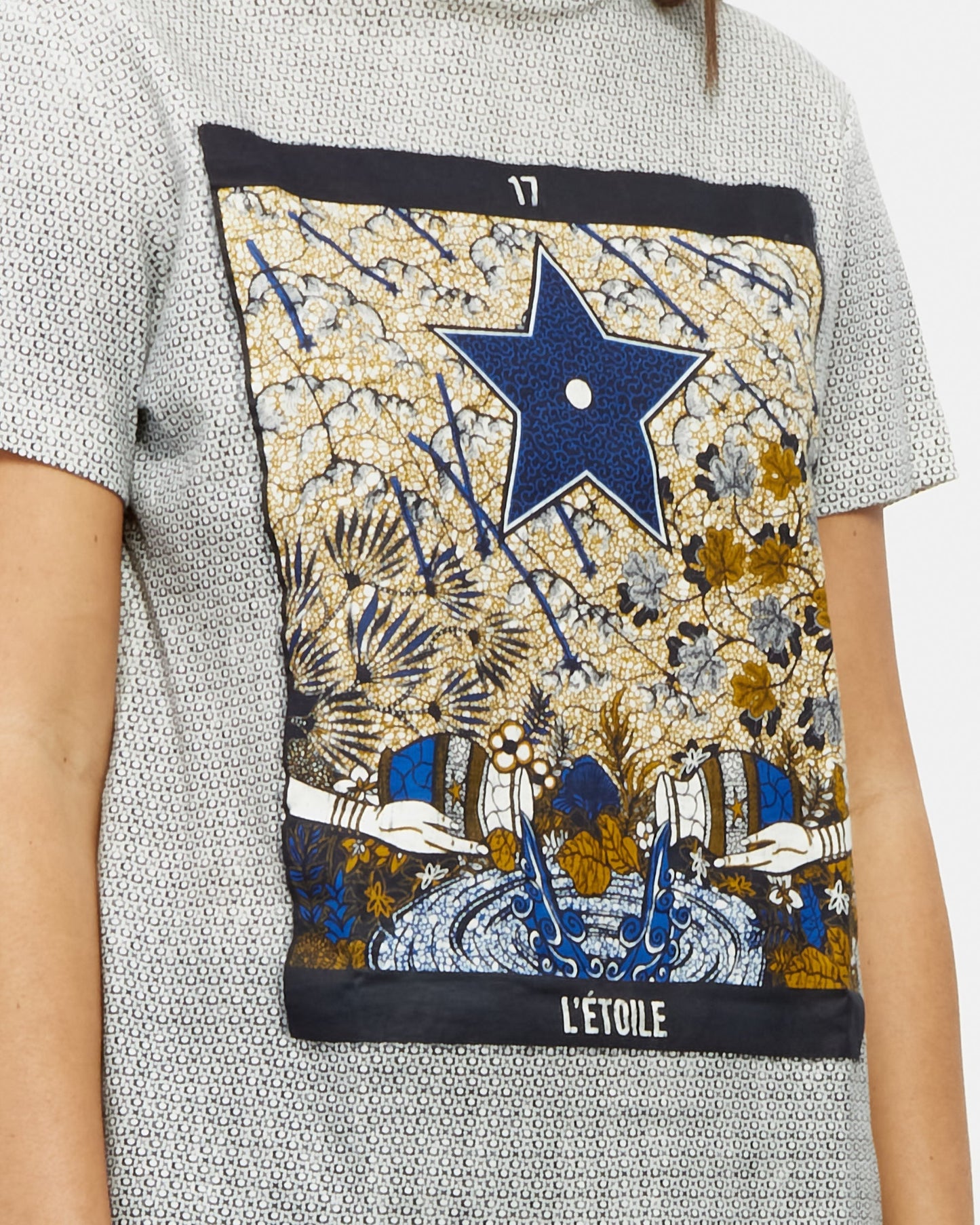 Dior White/Blue L'toile T-Shirt - S